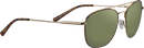 Serengeti CARROLL LARGE aurinkolasit, Shiny Light Gold Tortoise Enamel - Linssi: Mineral Non Polarized 555nm