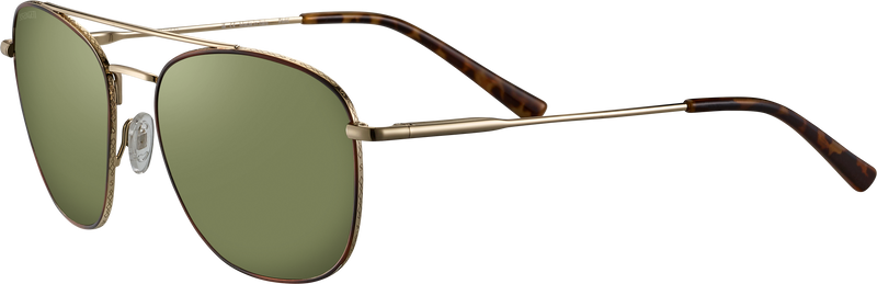 Serengeti CARROLL LARGE aurinkolasit, Shiny Light Gold Tortoise Enamel - Linssi: Mineral Non Polarized 555nm