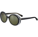 Serengeti BACALL aurinkolasit, Shiny Black Transparent Layer - Linssi: Mineral Polarized 555nm