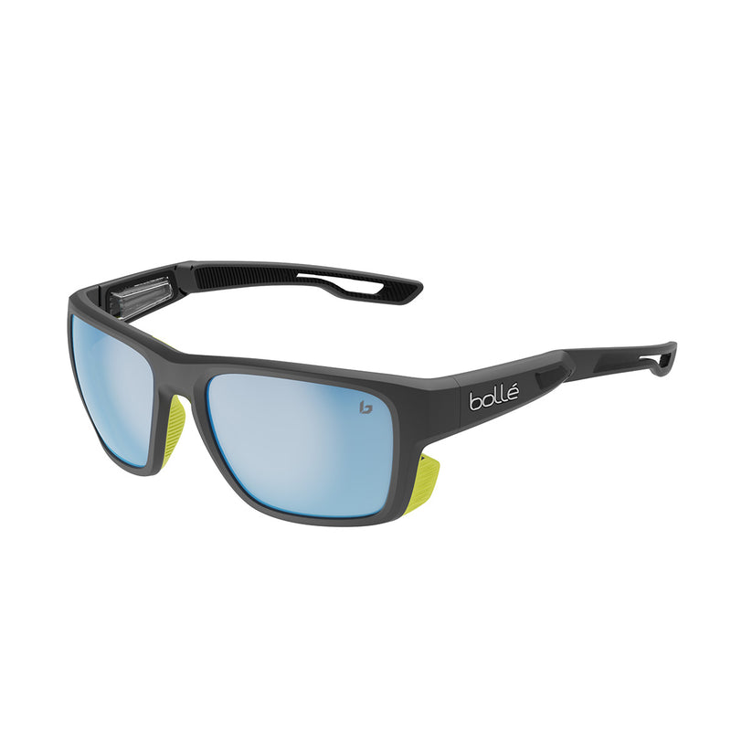 Bollé aurinkolasit Airdrift Black Matte Acid - Linssi: Sky Blue Polarized