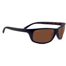 Serengeti BORMIO aurinkolasit, Matte Black / Shiny Dark Tortoise - Linssi: Saturn Polarized Drivers