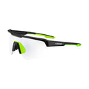 Cébé ASPHALT LITE aurinkolasit Black Lime Mat – Linssi: Zone Vario Grey