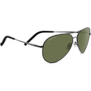 Serengeti CARRARA aurinkolasit, Shiny Gunmetal - Linssi: Mineral Polarized 555nm