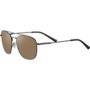 Serengeti CARROLL LARGE aurinkolasit, Matte Dark Gunmetal - Linssi: Mineral Polarized Drivers