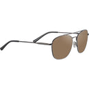 Serengeti CARROLL LARGE aurinkolasit, Matte Dark Gunmetal - Linssi: Mineral Polarized Drivers