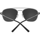 Serengeti CARROLL LARGE aurinkolasit, Matte Silver - Linssi: Mineral Polarized Smoke