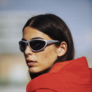 Bollé CHIMERA Matte Silver - Volt+ Cold White Polarized aurinkolasit BS135006