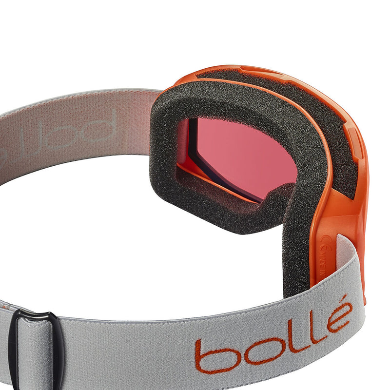 Bollé INUK orange & grey matte lasten laskettelulasit, linssi: vermillon cat 2