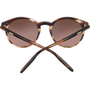 Serengeti LEONORA aurinkolasit, Shiny Striped Brown - Linssi: Mineral Polarized Drivers Gradient