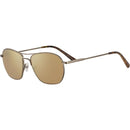 Serengeti LUNGER aurinkolasit, Brushed Bronze - Linssi: Mineral Polarized Drivers Gold