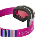 Bollé ROCKET White & Pink Matte lasten laskettelulasit, linssi: Vermillon Cat 2