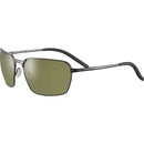 Serengeti SHELTON aurinkolasit, Shiny Dark Gunmetal - Linssi: Mineral Polarized 555nm