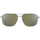 Serengeti SPELLO aurinkolasit, Shiny Gunmetal - Linssi: Mineral Polarized 555nm