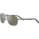 Serengeti TELLARO aurinkolasit, Shiny Gunmetal - Linssi: Mineral Polarized 555nm